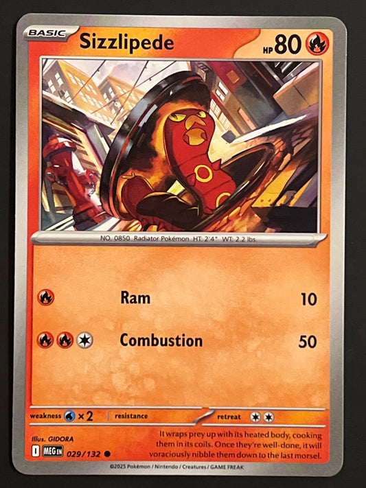 029/132 Sizzlipede - Pokémon Mega Evolution Base Common