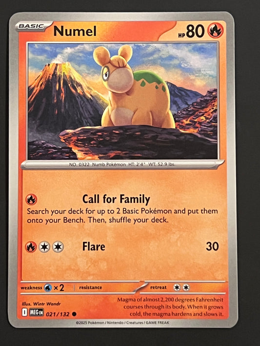 021/132 Numel - Pokémon Mega Evolution Base Common