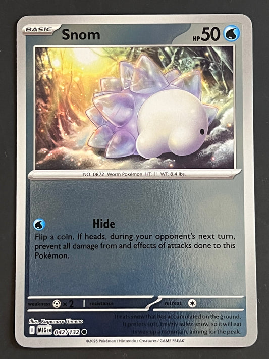042/132 Snom - Pokémon Mega Evolution Base Common Reverse