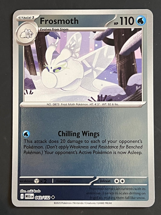 043/132 Frosmoth - Pokémon Mega Evolution Base Uncommon Reverse