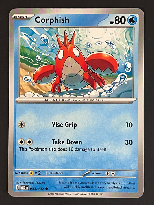 033/132 Corphish - Pokémon Mega Evolution Base Common