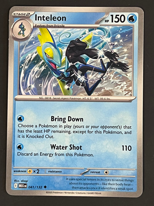 041/132 Inteleon - Pokémon Mega Evolution Base Uncommon