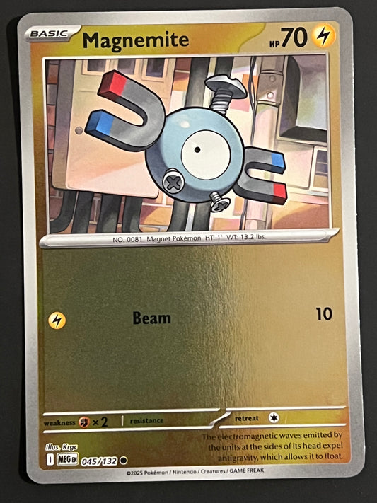 045/132 Magnemite - Pokémon Mega Evolution Base Common Reverse