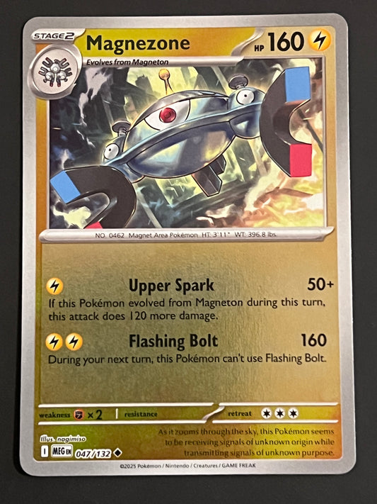 047/132 Magnezone - Pokémon Mega Evolution Base Uncommon Reverse
