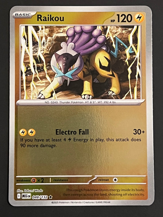 048/132 Raikou - Pokémon Mega Evolution Base Rare Reverse
