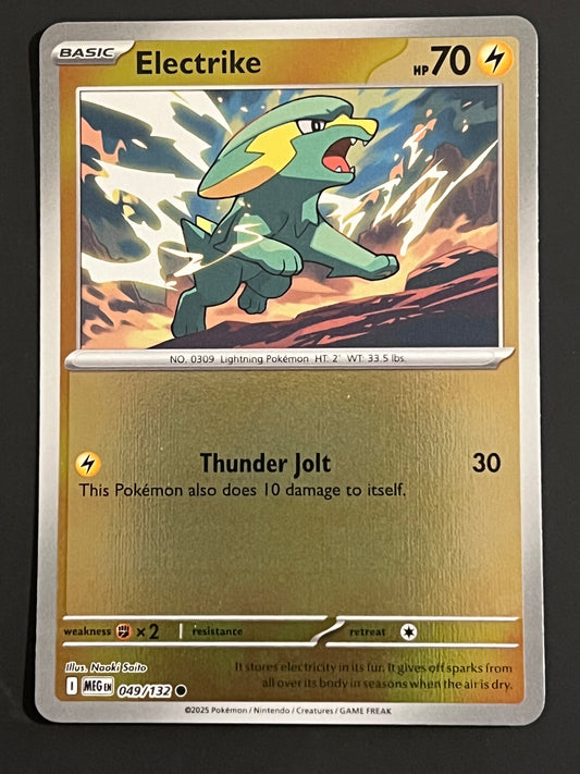 049/132 Electrike - Pokémon Mega Evolution Base Common Reverse