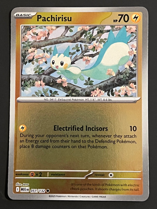 051/132 Pachirisu - Pokémon Mega Evolution Base Common Reverse