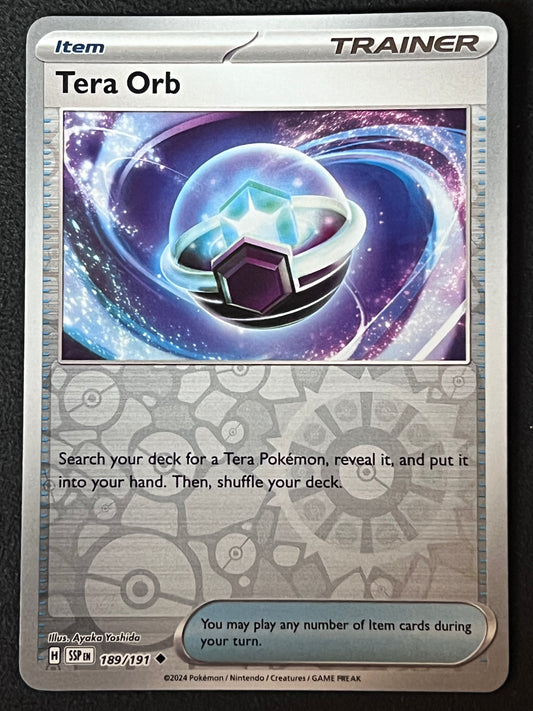 189/191 Tera Orb - Pokémon Surging Sparks Uncommon Reverse