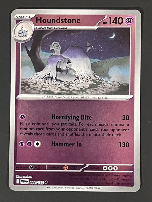 066/132 Houndstone - Pokémon Mega Evolution Base Uncommon Reverse