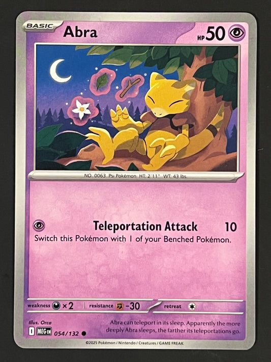 054/132 Abra - Pokémon Mega Evolution Base Common