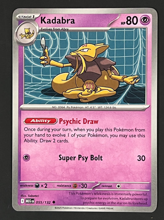 055/132 Kadabra - Pokémon Mega Evolution Base Uncommon