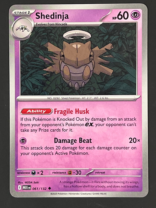 061/132 Shedinja - Pokémon Mega Evolution Base Uncommon