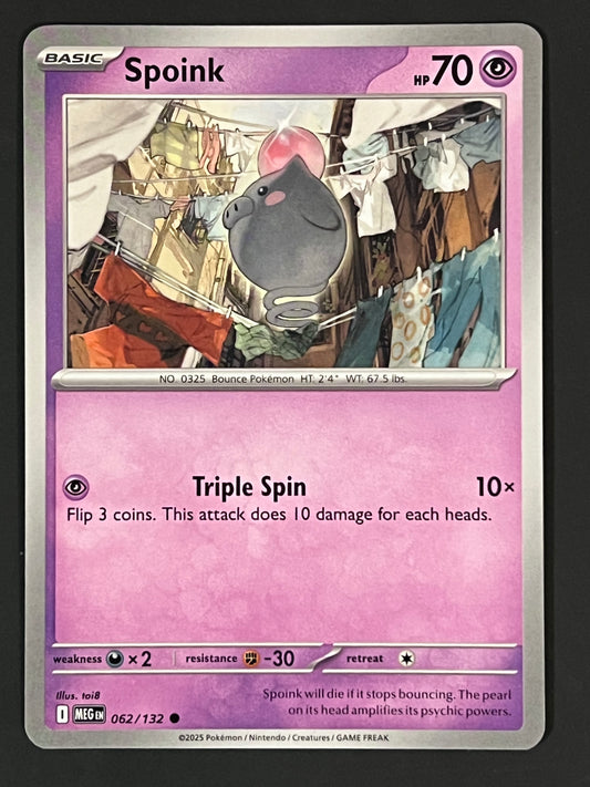 062/132 Spoink - Pokémon Mega Evolution Base Common