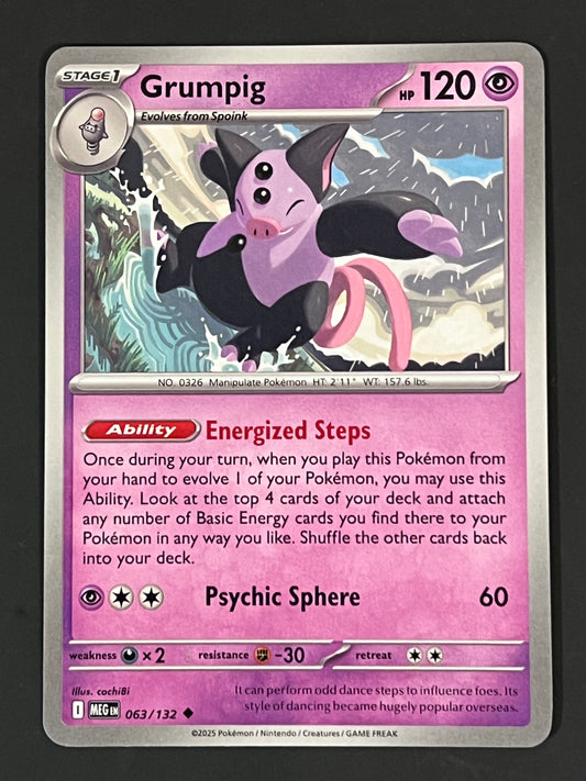 063/132 Grumpig - Pokémon Mega Evolution Base Uncommon