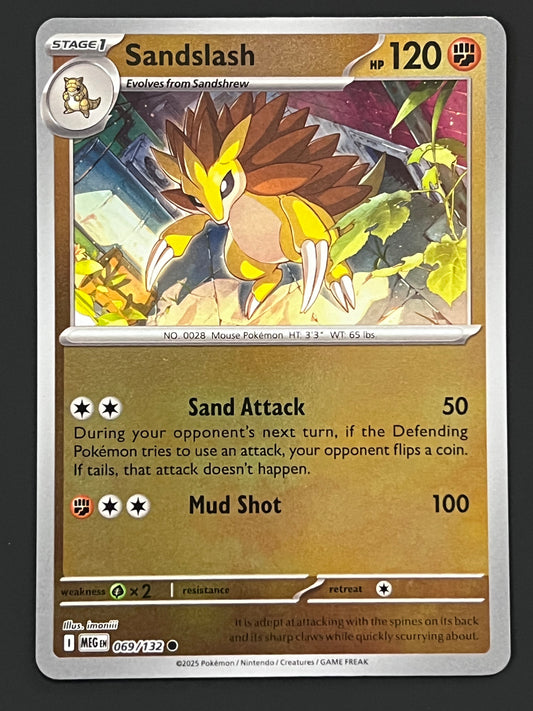 069/132 Sandslash - Pokémon Mega Evolution Base Common Reverse