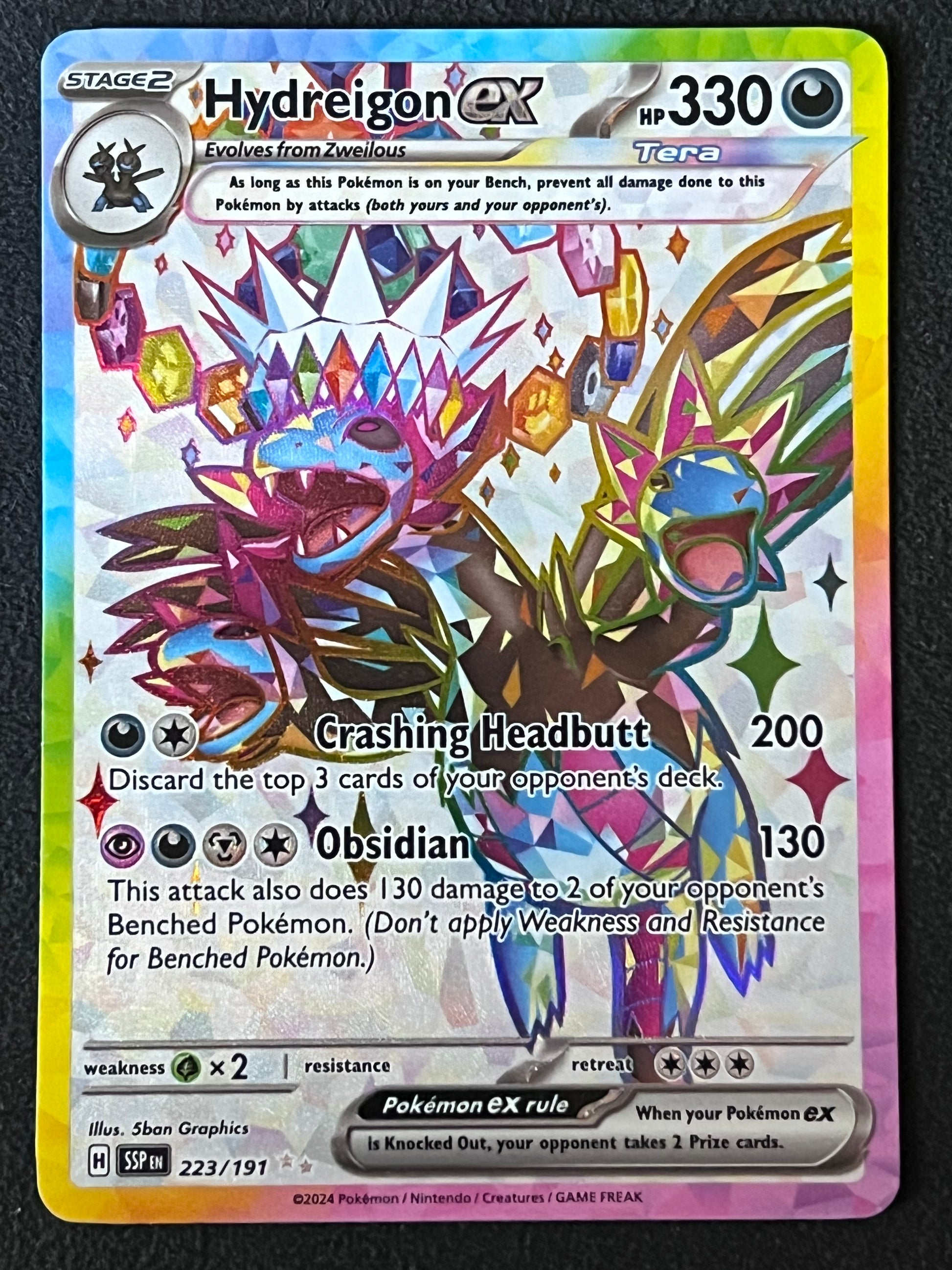 pokemon hydreigon ex card 223/191 Hydreigon Ex