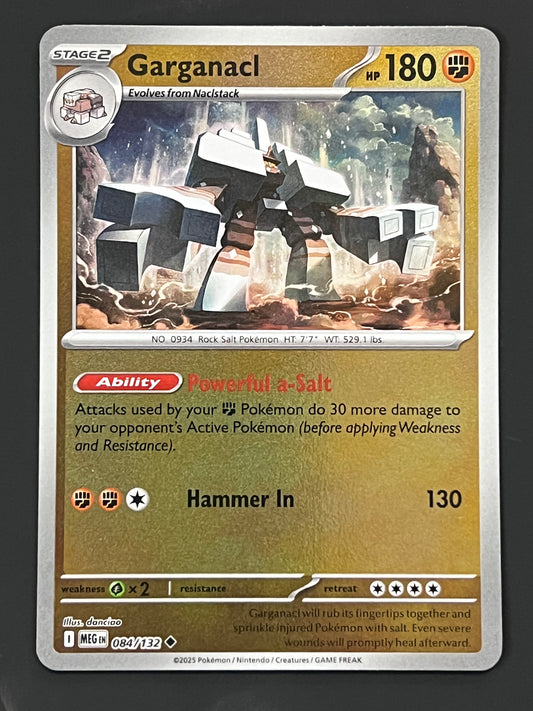 084/132 Garganacl - Pokémon Mega Evolution Base Uncommon Reverse
