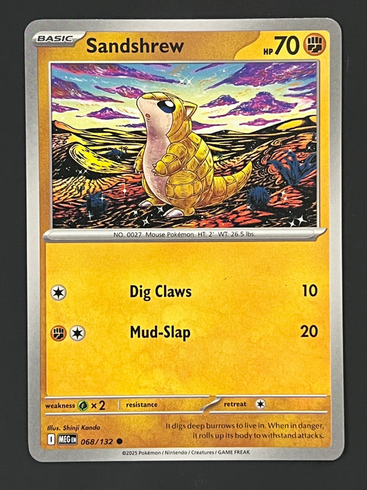068/132 Sandshrew - Pokémon Mega Evolution Base Common