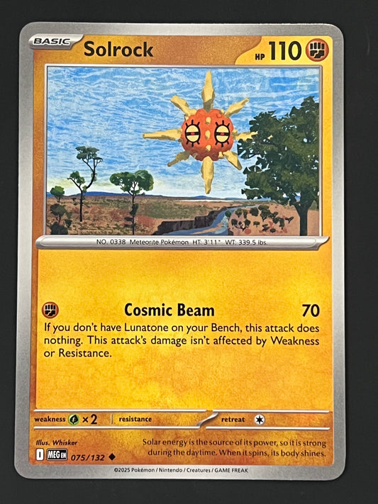 075/132 Solrock - Pokémon Mega Evolution Base Uncommon