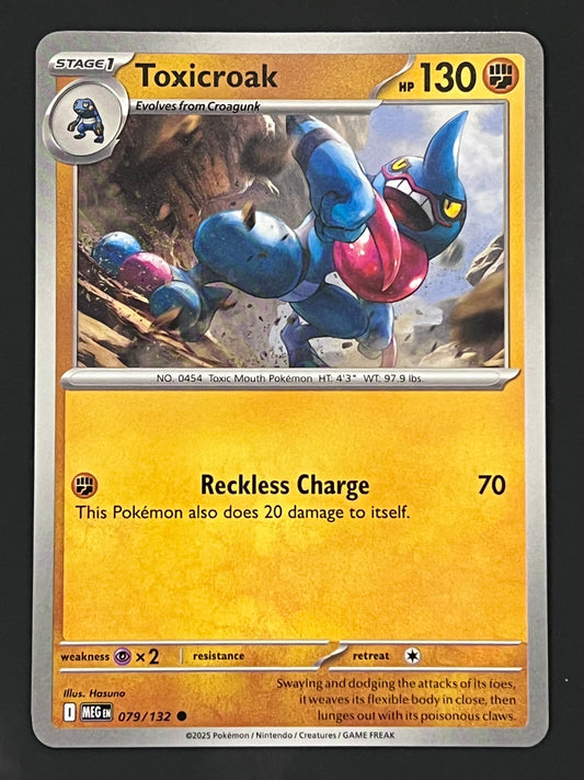 079/132 Toxicroak - Pokémon Mega Evolution Base Common