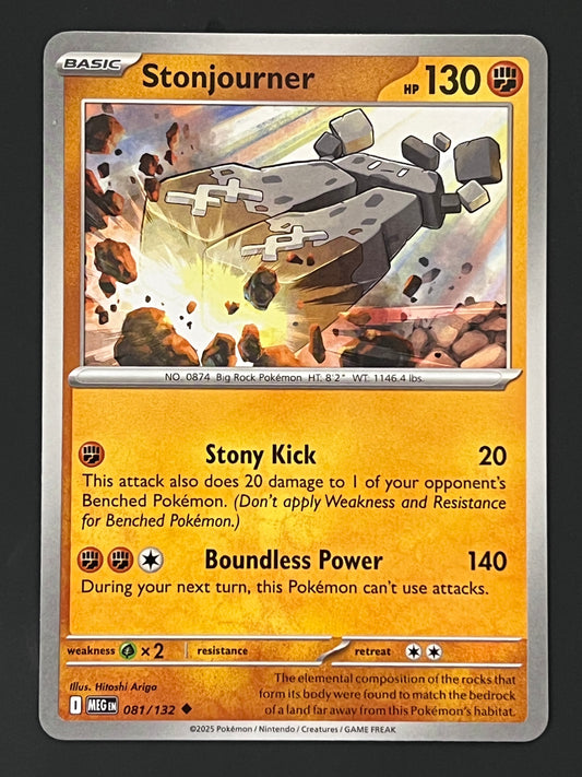 081/132 Stonjourner - Pokémon Mega Evolution Base Uncommon