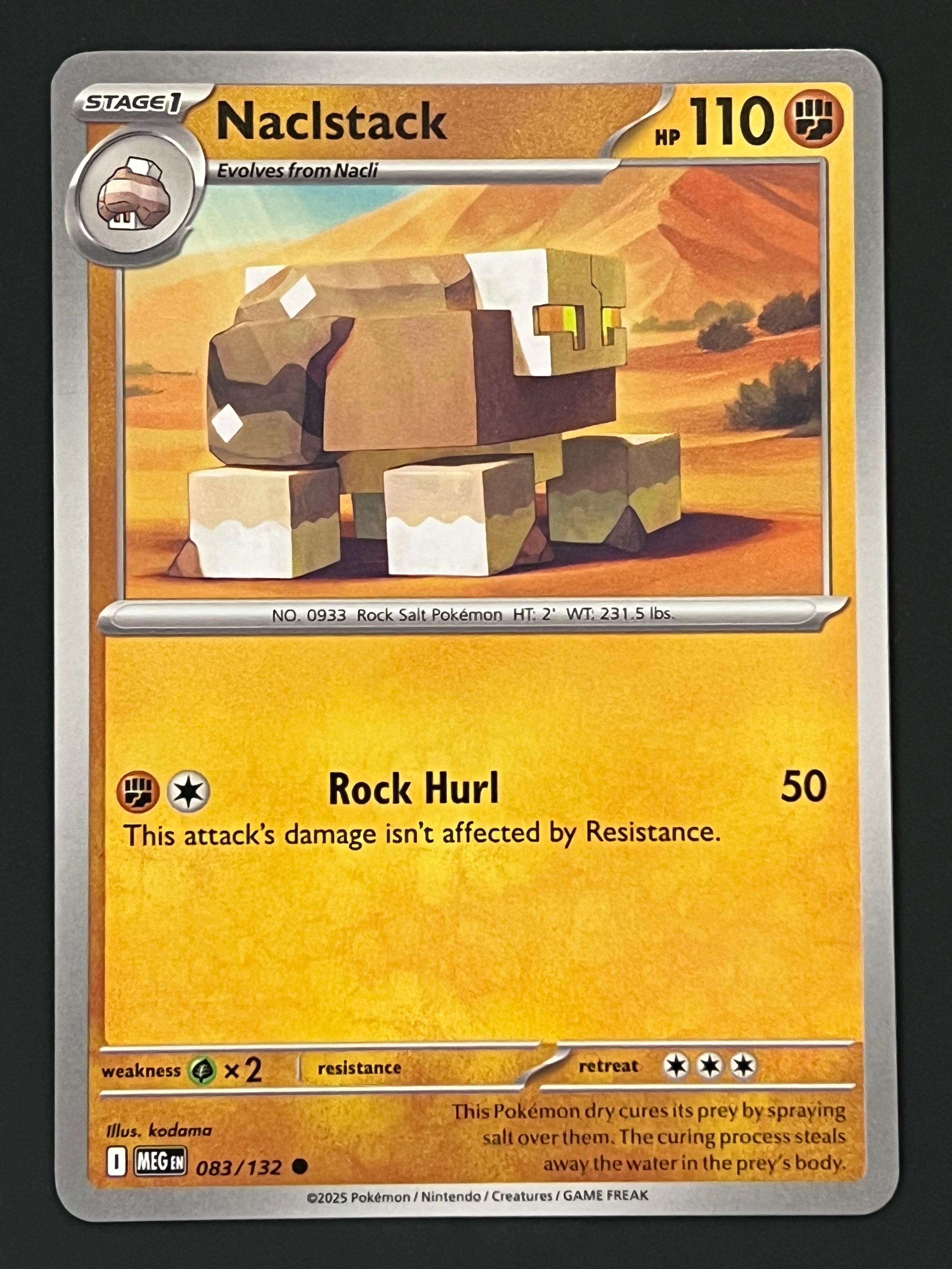 083/132 Naclstack - Pokémon Mega Evolution Base Common – Jarvvos