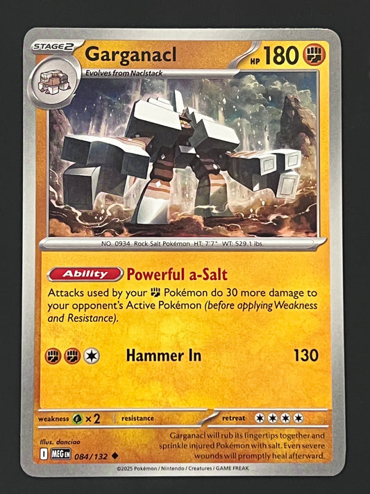 084/132 Garganacl - Pokémon Mega Evolution Base Uncommon