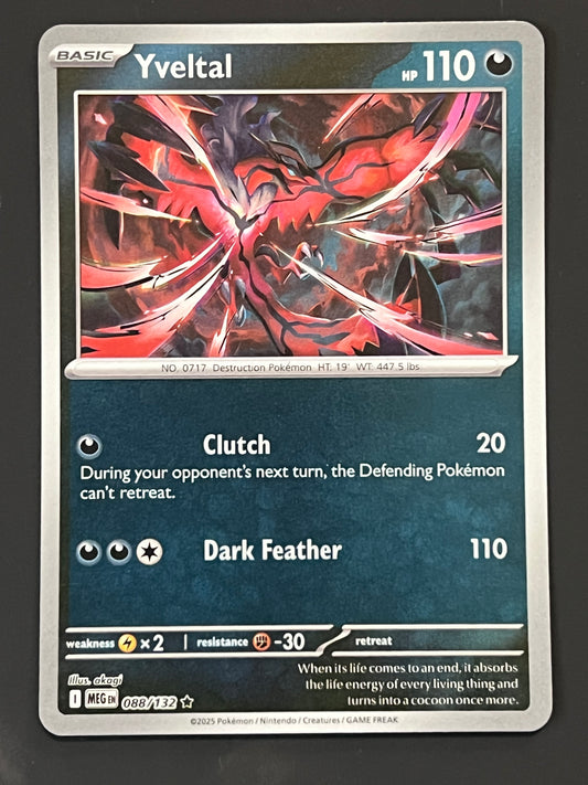 088/132 Yveltal - Pokémon Mega Evolution Base Rare Reverse