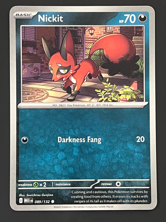 089/132 Nickit - Pokémon Mega Evolution Base Common