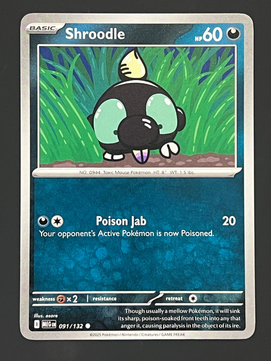 091/132 Shroodle - Pokémon Mega Evolution Base Common