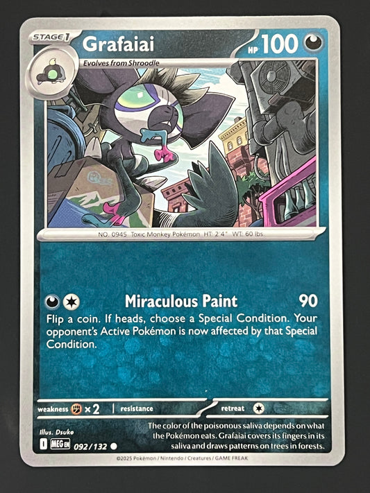 092/132 Grafaiai - Pokémon Mega Evolution Base Common