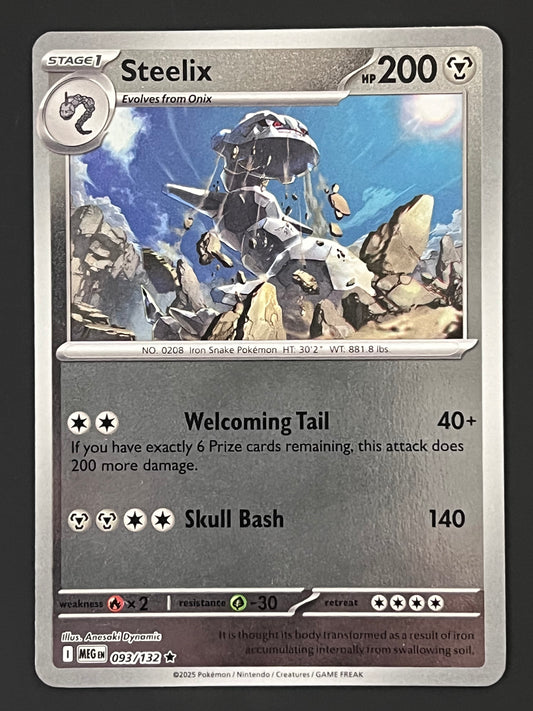 093/132 Steelix - Pokémon Mega Evolution Base Rare Reverse