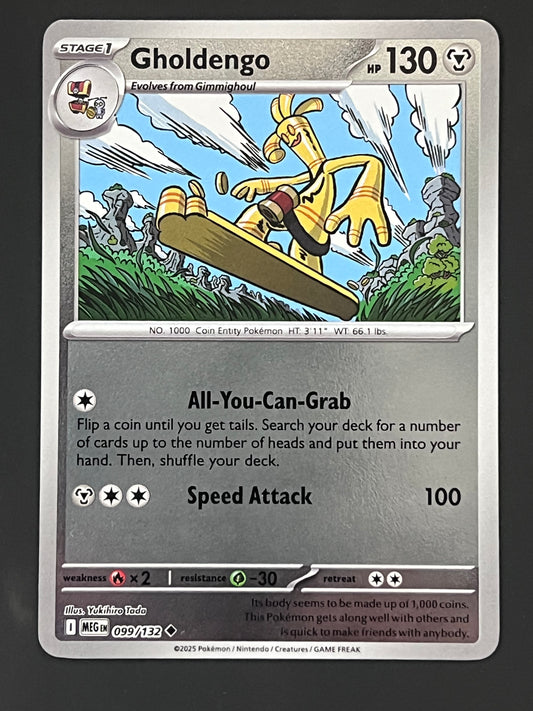 099/132 Gholdengo - Pokémon Mega Evolution Base Uncommon Reverse