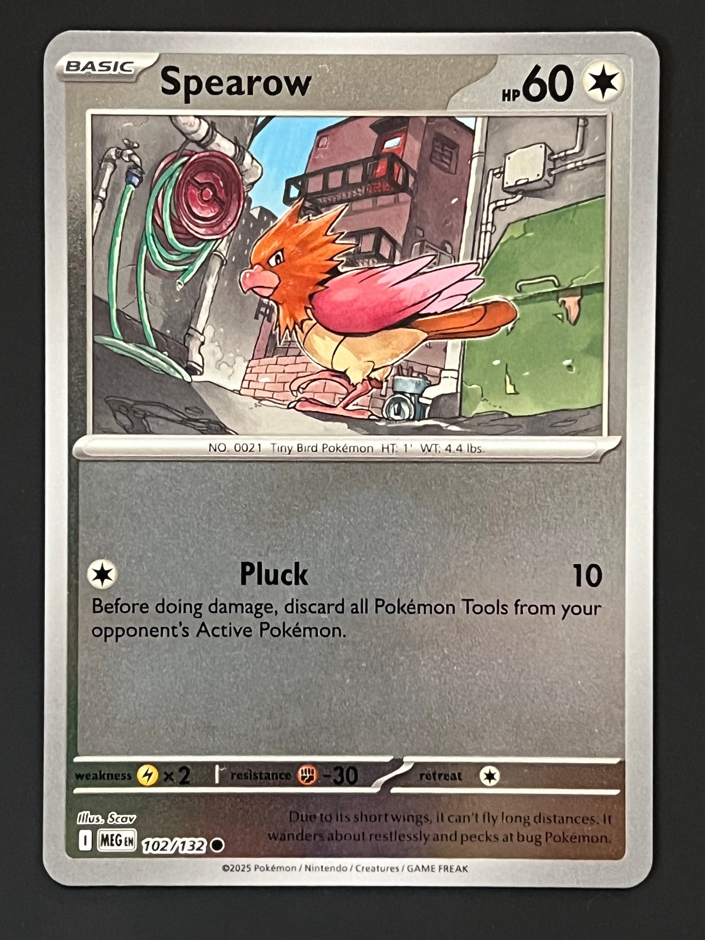 102/132 Spearow - Pokémon Mega Evolution Base Common Reverse