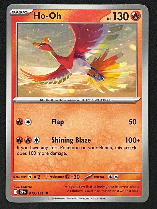 019/191 Ho-Oh - Pokémon Surging Sparks Uncommon