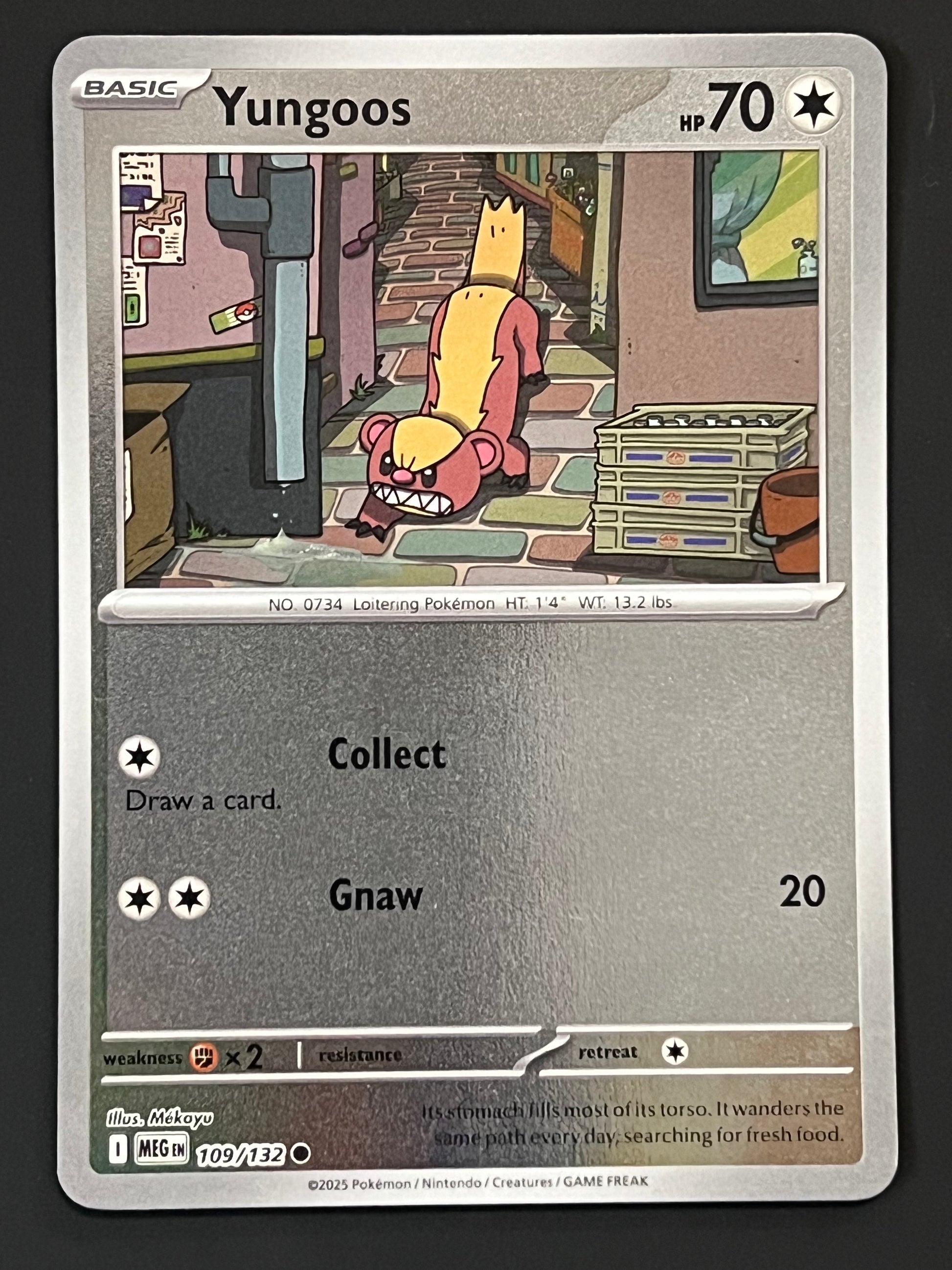 yungoos pokemon card 109/132 Yungoos
