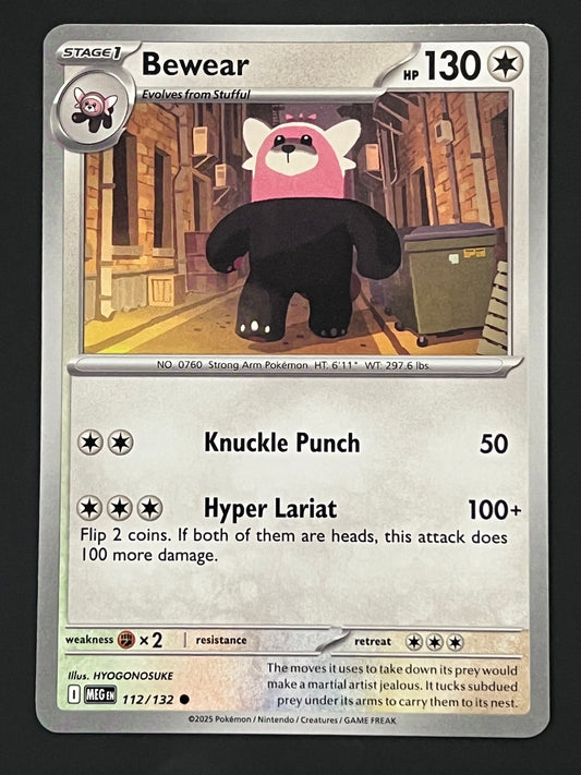 112/132 Bewear - Pokémon Mega Evolution Base Common