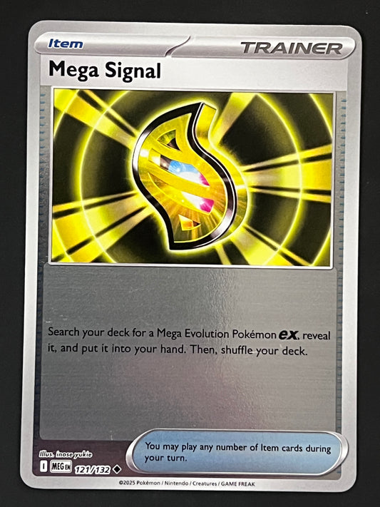 121/132 Mega Signal - Pokémon Mega Evolution Base Uncommon Reverse
