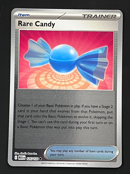 125/132 Rare Candy - Pokémon Mega Evolution Base Common Reverse