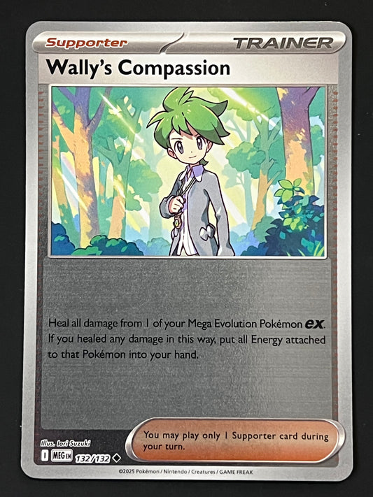 132/132 Wally’s Compassion - Pokémon Mega Evolution Base Uncommon Reverse