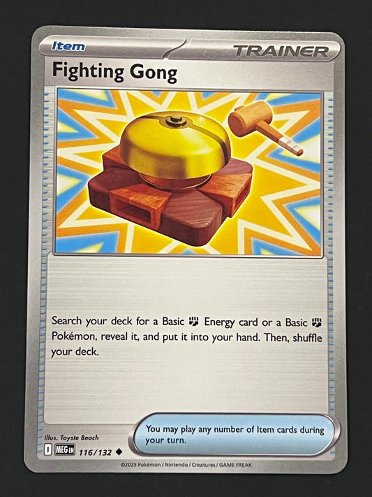 116/132 Fighting Gong - Pokémon Mega Evolution Base Uncommon