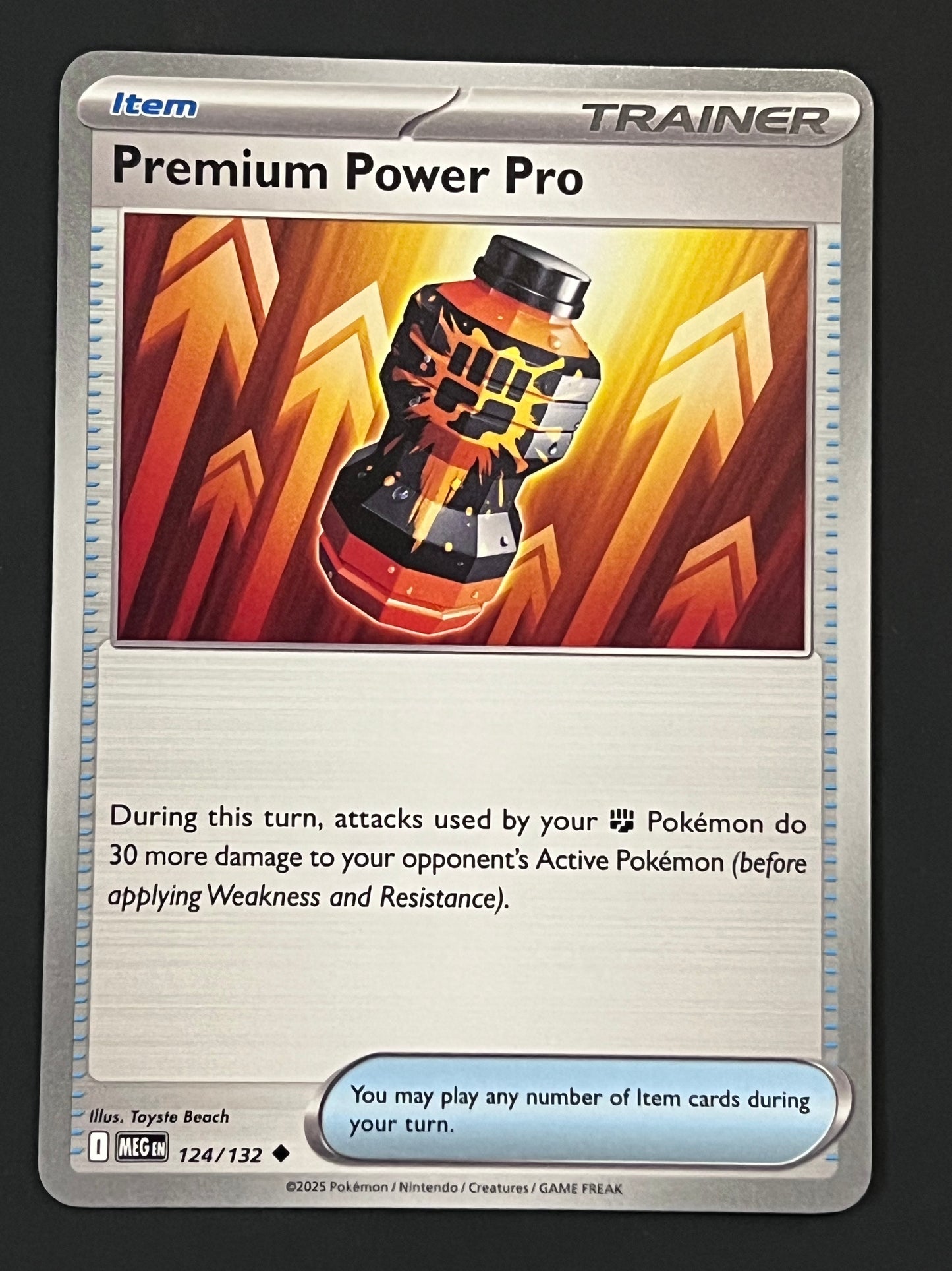 124/132 Premium Power Pro - Pokémon Mega Evolution Base Uncommon
