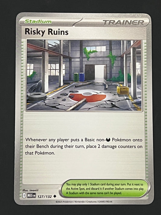 127/132 Risky Ruins - Pokémon Mega Evolution Base Uncommon