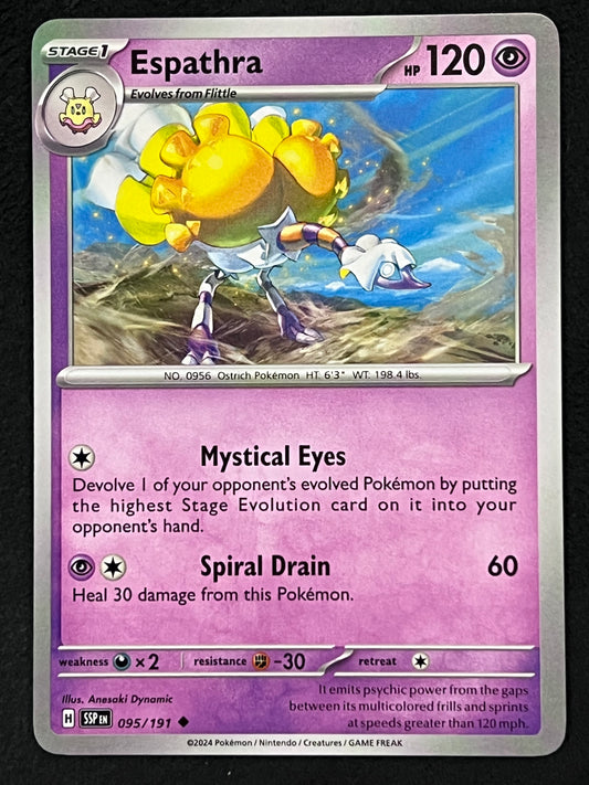095/191 Espathra - Pokémon Surging Sparks Uncommon
