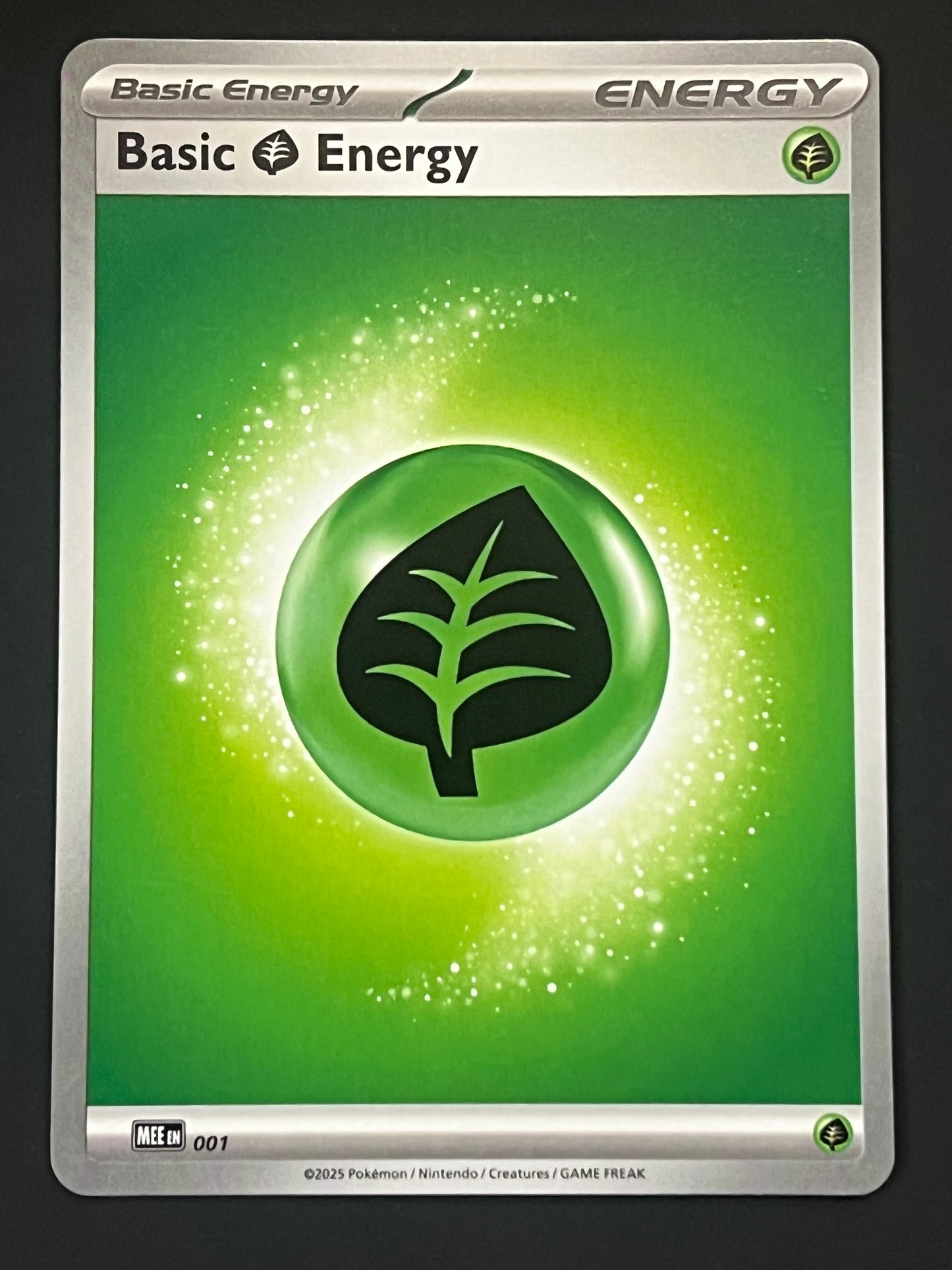 MEE001 Basic Grass Energy - Pokémon Mega Evolution Energy Card
