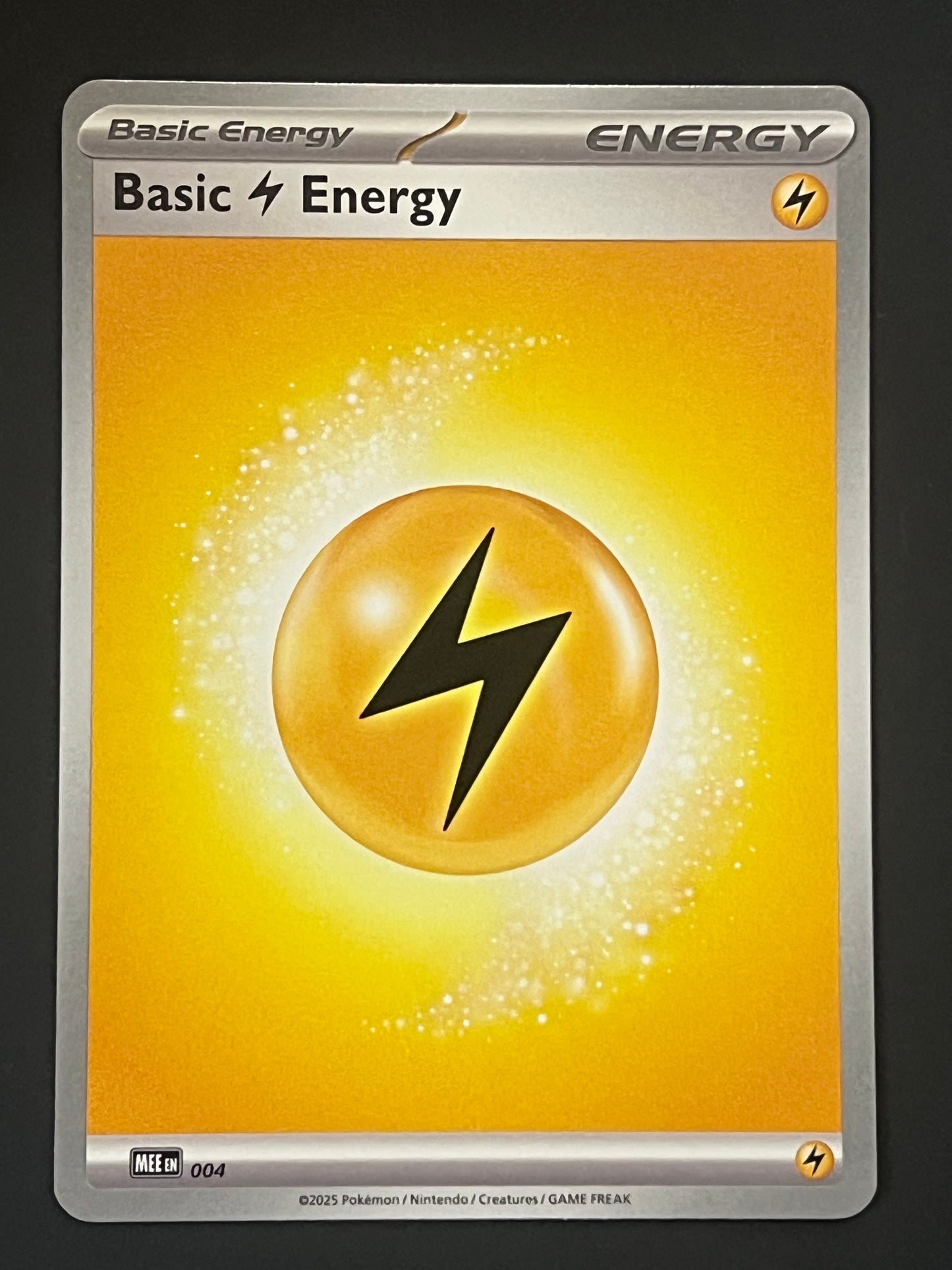 MEE004 Basic Lightning Energy - Pokémon Mega Evolution Energy Card