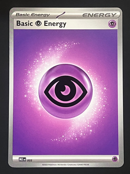 MEE005 Basic Psychic Energy - Pokémon Mega Evolution Energy Card