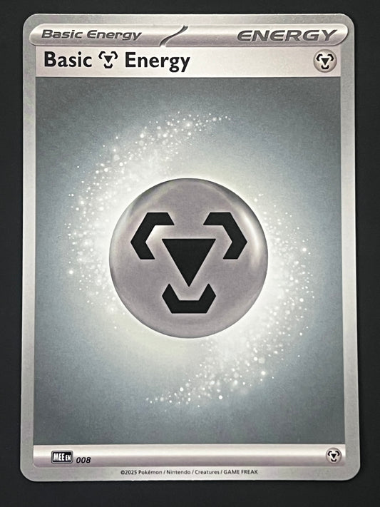 MEE008 Basic Metal Energy - Pokémon Mega Evolution Energy Card