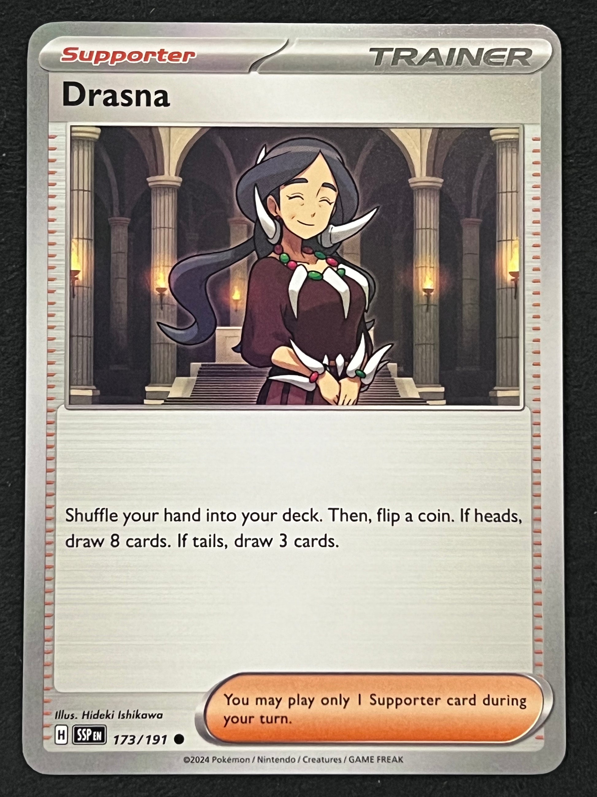 drasna pokemon card 173/191 Drasna