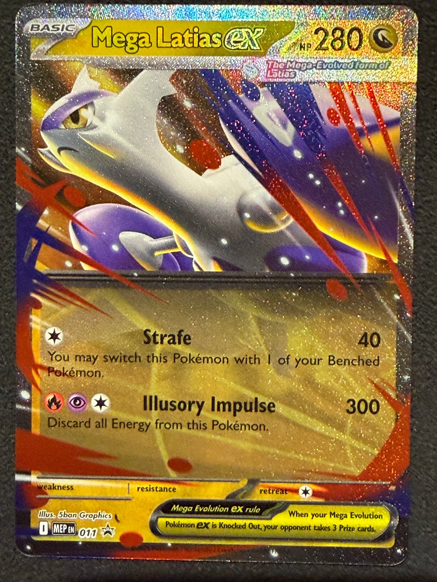 MEP011 Mega Latias ex - Pokémon Black Star Promo